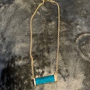 Turquoise charming Charlie necklace